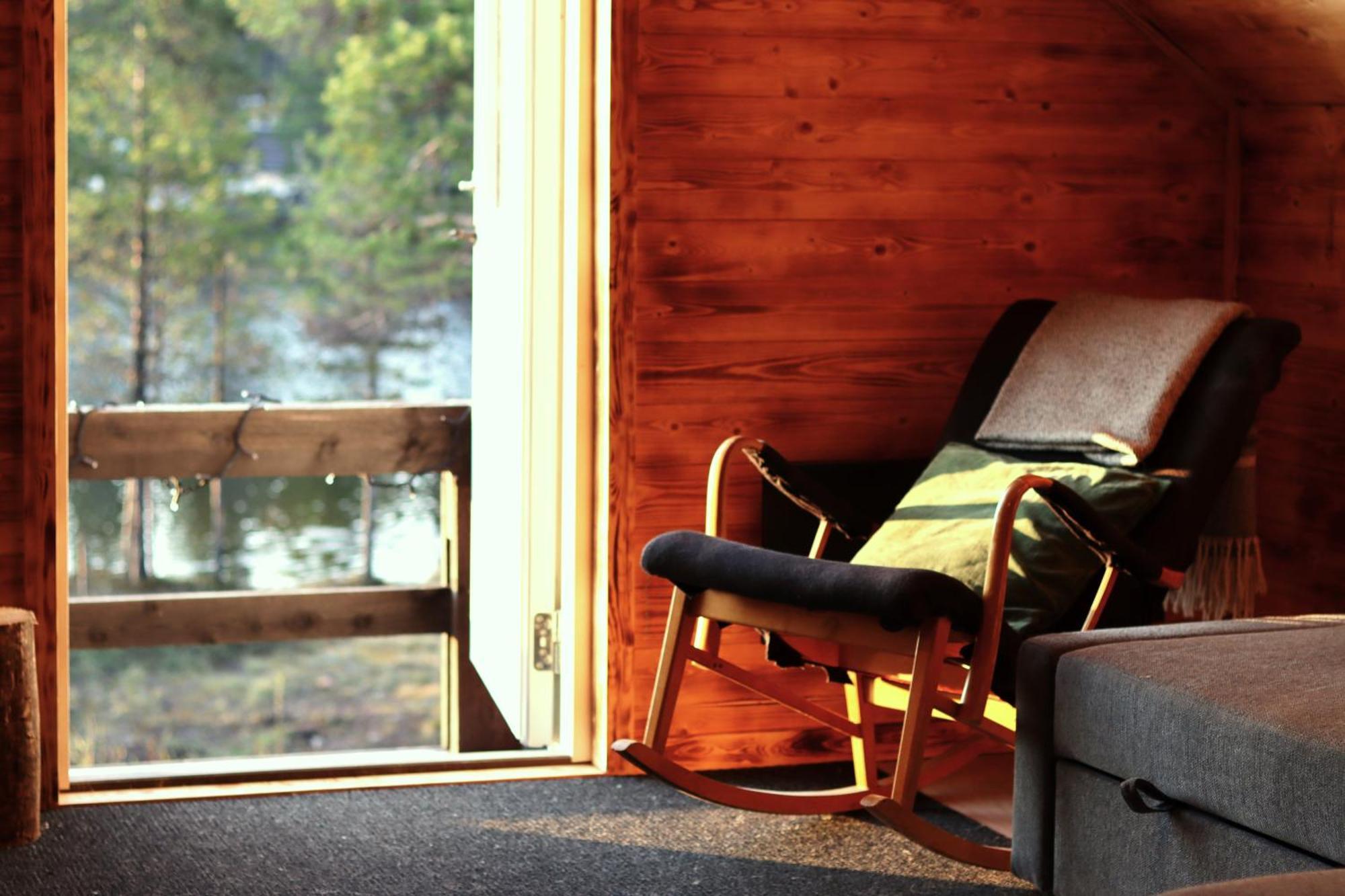 Cozy Cabin Styled Loft Кіруна Екстер'єр фото